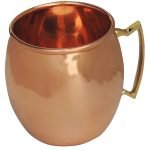 Copper Glasses (300 ML) | 100% Pure Seamless Drinking Copper Glass Tumbler Solid Copper Mugs Copper Cups Set with Ayurvedic Health Benefits- Set of 6