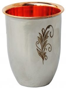 Pure Copper and Steel  Glass 240 Ml