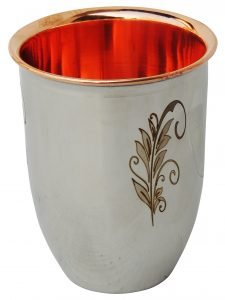 Pure Copper and Steel  Glass 240 Ml - Image 2