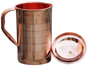Pure Copper Jug 1.6 Litre  - 5*5*9 Inch - Image 3
