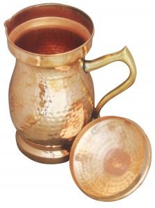 Pure Copper Jug 1.4 Litre  - 4.5*4.5*9 Inch - Image 2