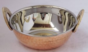 Copper and Steel Kadai