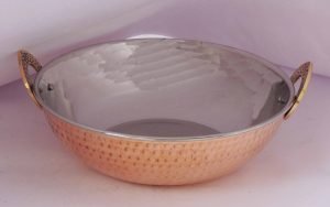 Copper and Steel Kadai - Image 2