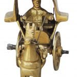 Brass Horse Cart - 3.8*1.8*2.3 Inch