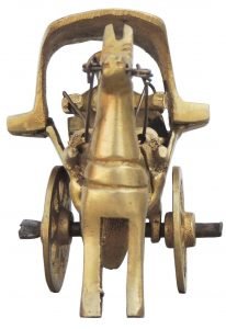 Brass Horse Cart - 3.8*1.8*2.3 Inch - Image 7