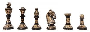 Brass Chess In Black and White Finish - 12*12 Inch - Image 7