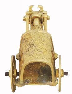 Brass Single Bull Cart - 4.4*2*2 Inch - Image 4