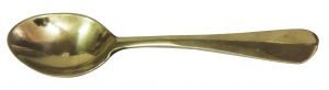 Pure Brass Spoon -6.3*1.4*0.6 Inch- 6 pcs