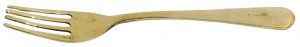 Pure Brass Frork - 7.2*1.2*0.5 Inch - 6 PCS - Image 2