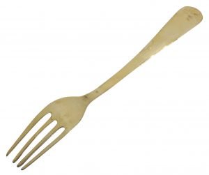 Pure Brass Frork - 7.2*1.2*0.5 Inch - 6 PCS - Image 4
