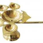 Panchmukhi Deepak Diya 8.3*6*3 Inch