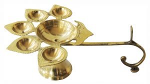 Panchmukhi Deepak Diya 8.3*6*3 Inch