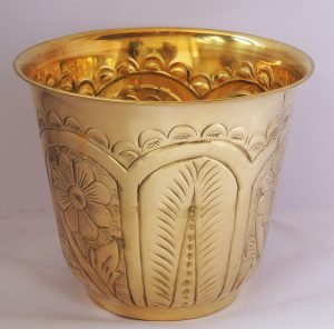Brass planter Pot Gamala - Image 2