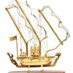 Brass Ship In Shinning Brass Polish finish