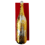 Shampion Bottle in Gold and Silver Finish 17 inch - Image 2