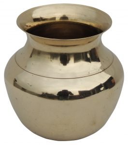 Brass Lota No. 5, 500 ml - 4*4*4 Inch