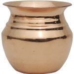 Pure Copper Lota No. 6, 450 Ml - 3.7*3.7*3.5 Inch
