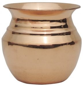 Pure Copper Lota No. 6, 450 Ml - 3.7*3.7*3.5 Inch