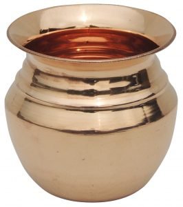 Pure Copper Lota No. 6, 450 Ml - 3.7*3.7*3.5 Inch - Image 2