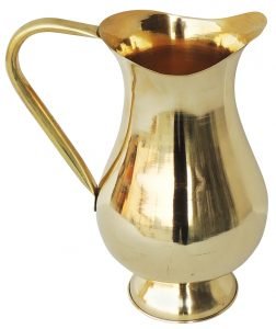 Brass Jug Mughal Design 1.5 Litre - 7.5*5*9 Inch - Image 2