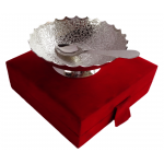 Brass Bowl With Silver Finish - 5 Inch - Image 3