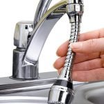 Flex 360° Flexible 6” Faucet Sprayer Extension Jet Stream/Water Saving Faucet, Flexible Turbo Flex 360 Sink Faucet Sprayer Jet Fucet