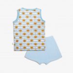 Organic Comfort Wear - 100% Organic Cotton Top and Shorts Set For Kids (Sunny Bliss, 1 - 2 Year) - Image 2
