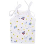 GOTS Certified Extra Soft Organic Cotton Muslin Knot Jhabla for Newborn Baby (3-6 Months) (3-6 Months) (White) - Image 3