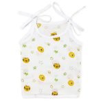 GOTS Certified Extra Soft Organic Cotton Muslin Knot Jhabla for Newborn Baby (3-6 Months) (3-6 Months) (White) - Image 2