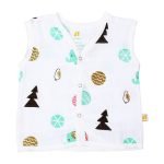 100% Organic Muslin Jhabla (Small (0-3 Months)), Multicolor - Image 4