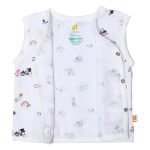 100% Organic Muslin Jhabla (Small (0-3 Months)), Multicolor - Image 8