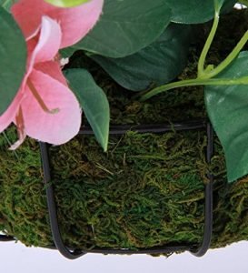 Decorative Polyester Artificial Bougainvillea Plant with Hanging Basket - Image 4