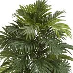 Beautiful Artificial Areca Palm Plant Without Vase (21 Leaves, 75 cm Tall, Green, Set of 2) - Image 2