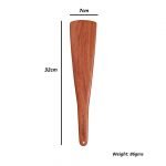 Wooden Flip/Spatula/Ladle for Cooking Dosa/Roti/Chapati | Kitchen Tools | No Harmful Polish | Handmade | Cookware - (Neem Wood, Set of 4) - Image 4