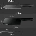 Kitchen Knife, Meat Knife,Professional Chef’s Knife, Sharp Blade with Ergonomic Handle for Home Kitchen and Restaurant, Set of 3 - Image 5
