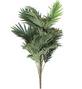 Beautiful Artificial Areca Palm Plant Without Vase (21 Leaves, 75 cm Tall, Green, Set of 2) - Image 6