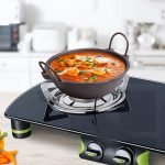 Natural Pre-Seasoned Cast Iron Tawa (9.8 Inch/25 cm) & Cast Iron Kadai/ Kadhai (9.76 Inch/24.8cm) Cookware Combo Set of 2 - Image 6