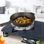 Natural Cookware Pre-Seasoned Cast Iron Cookware Combo - (Skillet Fry Pan (38.5 cm) + Kadai (1.2L)) - Image 7