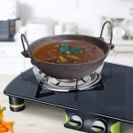 Pre-Seasoned Cast Iron Cookware Set, Kadai/Kadhai Combo - (Diameter-20 cm, 24.8 cm, Black) - Image 5