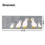 Large 40x120cm Multipurpose Rug Runner for Bedroom, Balcony, Terrace |Kids Room Mat, Duck - Image 3