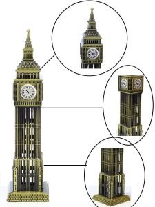 Metal Paris Eiffel Tower, Statue of Liberty, Big Ben Tower Gifting Special Combo for Home Decor - Image 7