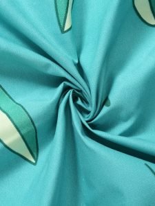 Double Bedsheet with 2 Pillow Covers - 160 TC Supersoft Glace Cotton - Breathable & Wrinkle Free - 3 Pcs Set | Sky Blue Aqua - Image 4