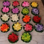 Artificial Floating Lotus Flowers for Home Decoration and Fish Tank 18 cm in Diameter (Multi-Pack of-9) - Image 2