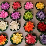 Artificial Floating Lotus Flowers for Home Decoration and Fish Tank 18 cm in Diameter (Multi-Pack of-9)