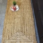 Decor Jute Carpet (Beige, 2.5 x 6 ft)