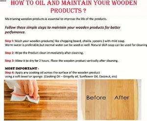 Wooden Chopping Board in Pure sheesham Wood & Single Piece Wood (Size = 15 inch x 9 inch x 1.1 inch) - Image 2