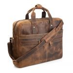 Real  Leather Travel Laptop/MacBook Messenger Bag for Men - Image 6
