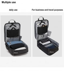 Backpack,17 inch Laptop Bag 41 L Expandable and 3 in 1 Convertible Laptop Backpack Tech Bag with usb Charging Port Water-resistant Multiple Compartments Large Capacity Bag for Travel - Image 8