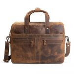 Real  Leather Travel Laptop/MacBook Messenger Bag for Men