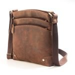 Real Leather 9.5" Inch Sling Cross-BodyBag for Girls And Women - Brown - Image 7